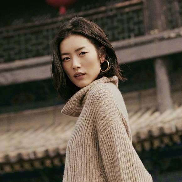 Insta Style Gold Plated Hollow Hoop Earrings - Picture 8 of 8